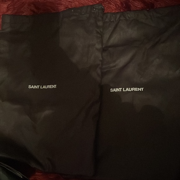 YSL HEELS BLACK (38) 8 WORN TWICE - Picture 3 of 5